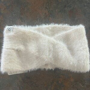 Alpine Design Womens Cream Fuzzy‎ Rib Headband